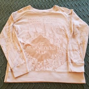 Reversable Harry Potter Mauraders Map Long Sleeve